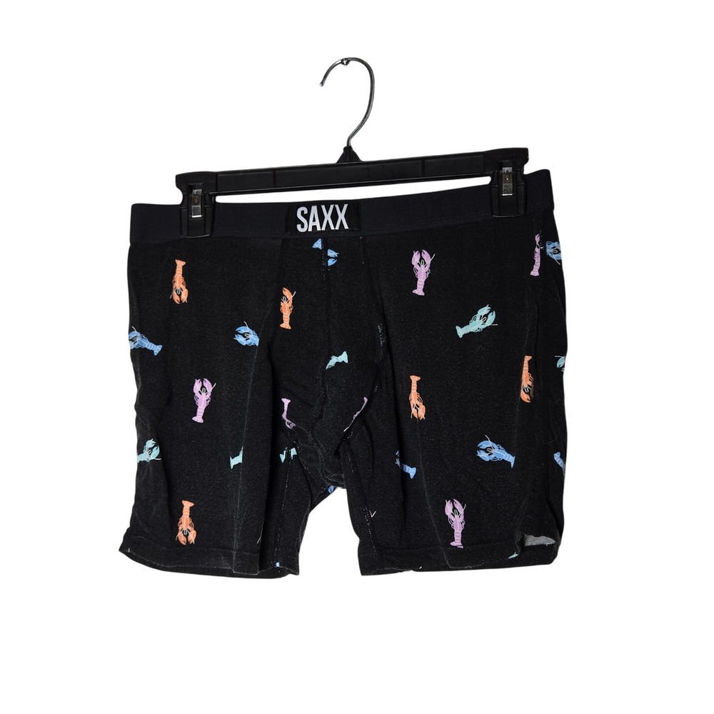 SAXX Ballpark‎ Pouch VIBE Super Soft Lobster Boxer Briefs Size Large Stretch